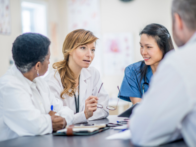 A healthcare professional participating in ongoing education, underscoring the importance of staying updated in medication administration for ACLS excellence.