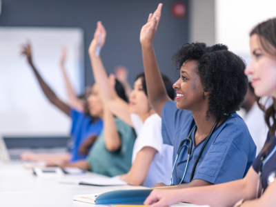 Healthcare professionals in personalized training
