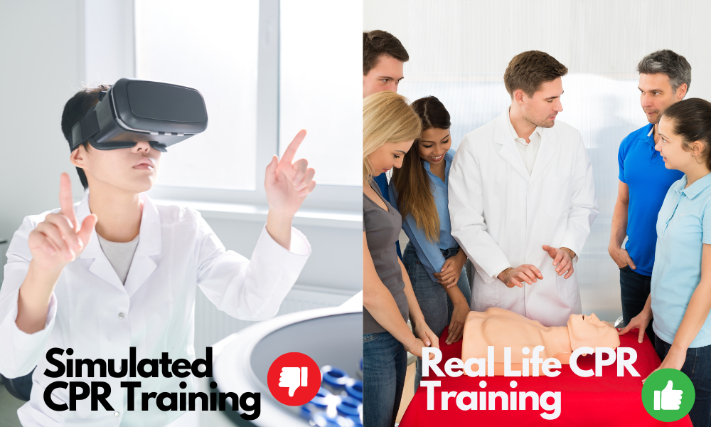 Simulated CPR Training vs. Real Life CPR Training 